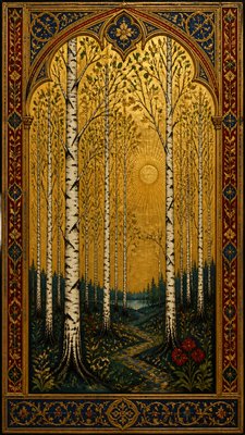 Gothic Art Style wall art print example