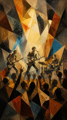 Cubist Modern Art Style flyer example