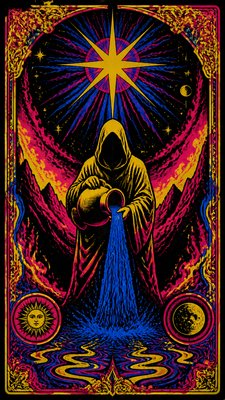 Concert Poster Design tarot card example