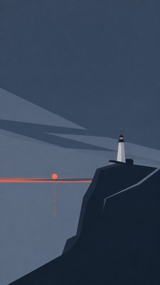 Minimalist Abstract Art Style poster example