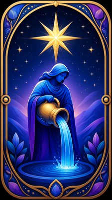 Gradient Icon Design tarot card example