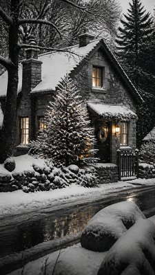 Street Photography Style Christmas card example
