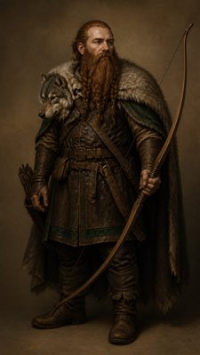 Classical Realism Art Style tabletop character portrait example