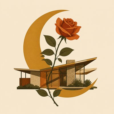 Mid-Century Modern Architecture tattoo design example