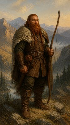 Landscape Nature Art tabletop character portrait example