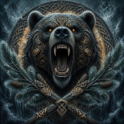 Norse Fantasy Art t-shirt design example