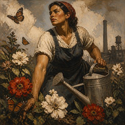 Social Realism Art Style coloring page example