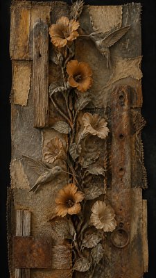 Arte Povera Art Style phone case design example