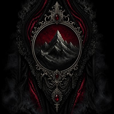 Gothic Fashion Design logo concept example