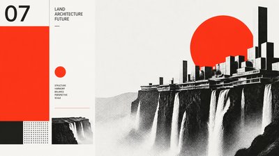 Swiss Style Poster Design concept art example