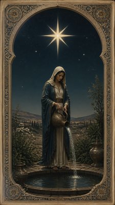 Contemporary Realism Art Style tarot card example