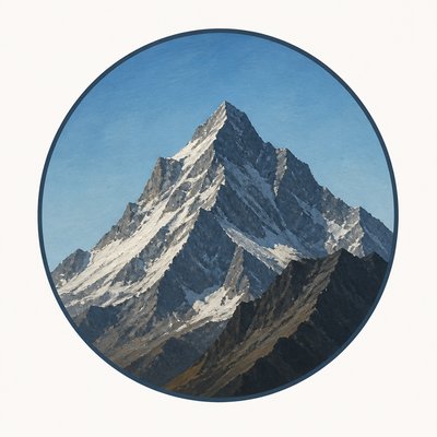 Realism Art Style logo concept example
