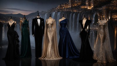 Formal Evening Wear Fashion concept art example