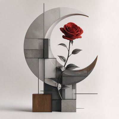 Modern Architecture Art tattoo design example