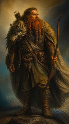 Neo-Romanticism Art Style tabletop character portrait example