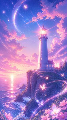 Magical Girl Anime Art Style poster example