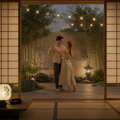 Zen Interior Design couple portrait example