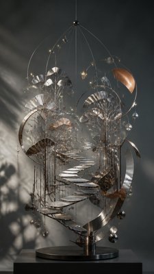 Kinetic Sculpture Art Style book cover example
