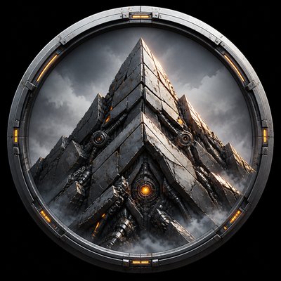 Mecha Sci-Fi Art logo concept example