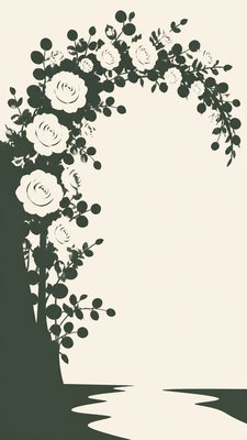 Minimalist Poster Design wedding invitation example