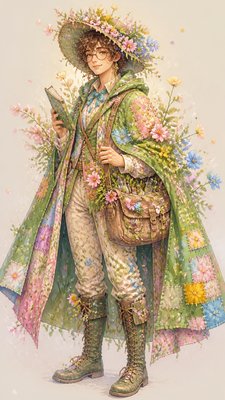 Bloomcore Aesthetic character design example
