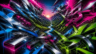 Wildstyle Graffiti Street Art Style desktop wallpaper example