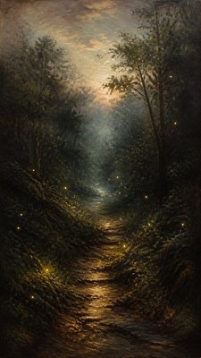 Oil Painting Art Style book cover example