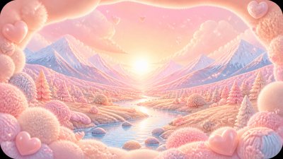 Soft Girl Aesthetic desktop wallpaper example