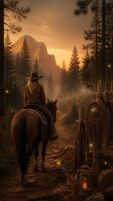Cowboycore Aesthetic book cover example