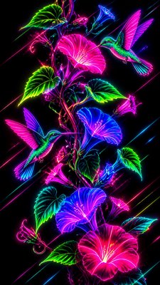 Neon Pop Art Style phone case design example