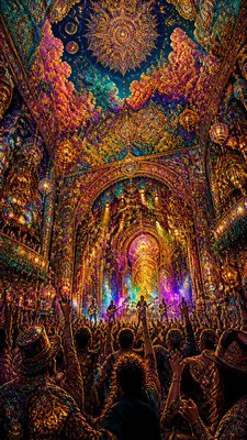 Maximalism Art Style flyer example