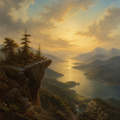 Hudson River School Art Style icon example