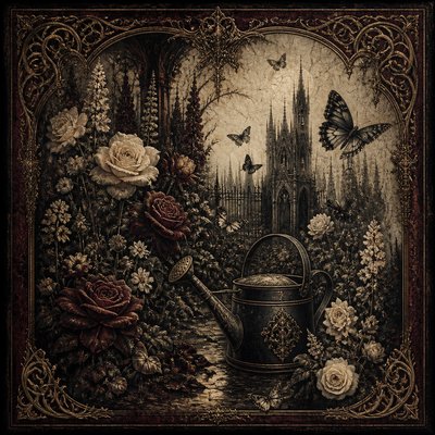 Victorian Gothic Art coloring page example