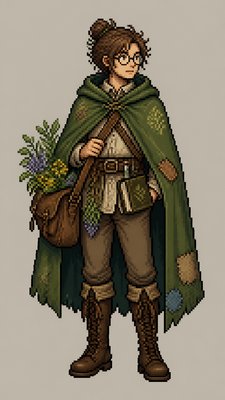 Pixel Art Style character design example