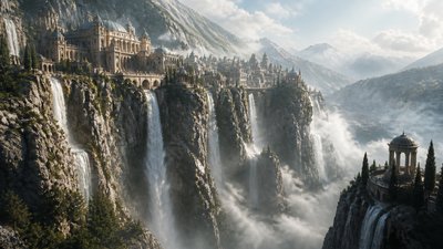 3D Rendered Digital Art Style concept art example