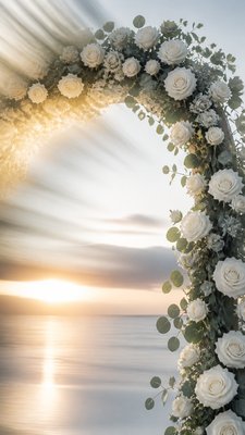 Long Exposure Photography Style wedding invitation example