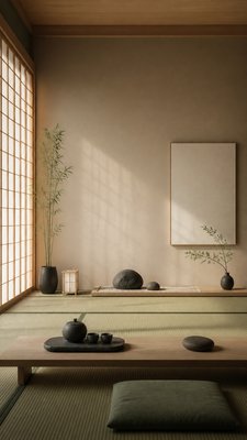 Zen Interior Design flyer example