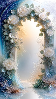 Crystalline Glaze Ceramic Art Style wedding invitation example