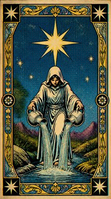 Retro Comic Art tarot card example