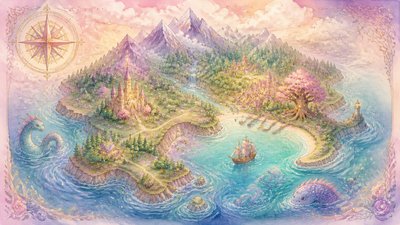 Fairy Tale Fantasy Art fantasy map example