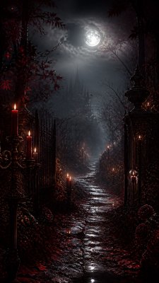 Vampirecore Aesthetic book cover example
