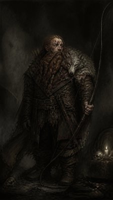 Gothic Horror Art tabletop character portrait example