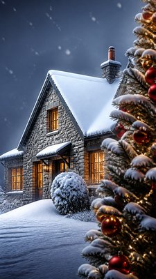 High Fashion Photography Style Christmas card example