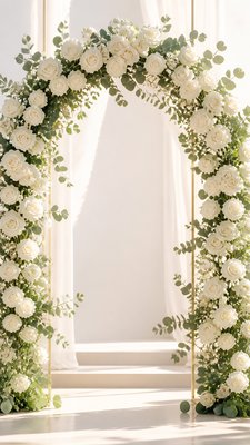 Clean Girl Aesthetic wedding invitation example