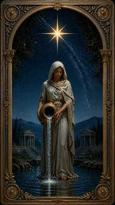 Photorealistic Figurative Art Style tarot card example
