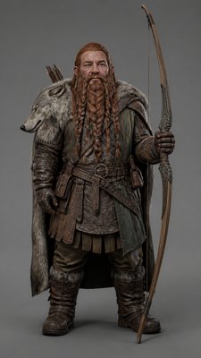 High-Tech Architecture tabletop character portrait example