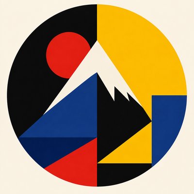 Bauhaus Art Style logo concept