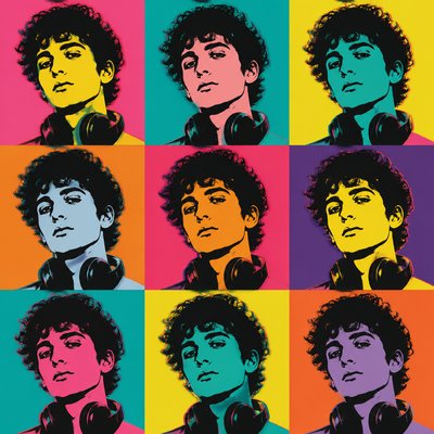 Celebrity Portrait Pop Art Style Discord profile picture example