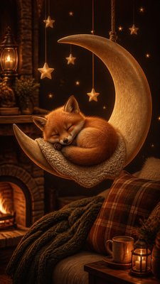 Cozycore Aesthetic baby announcement example