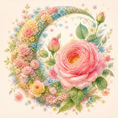 Bloomcore Aesthetic tattoo design example